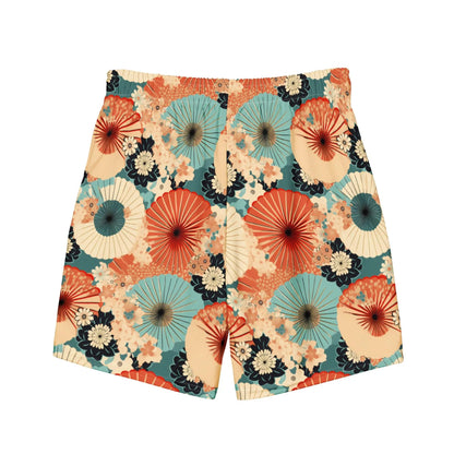 Japanese Origami Recycled Men's Swim Trunks - The Global Wanderer