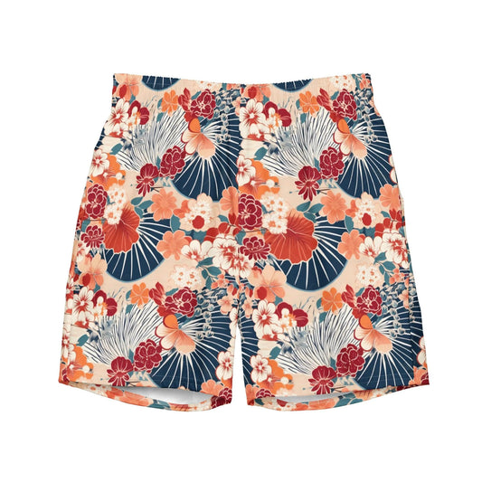 Japanese Origami Recycled Men's Swim Trunks - The Global Wanderer