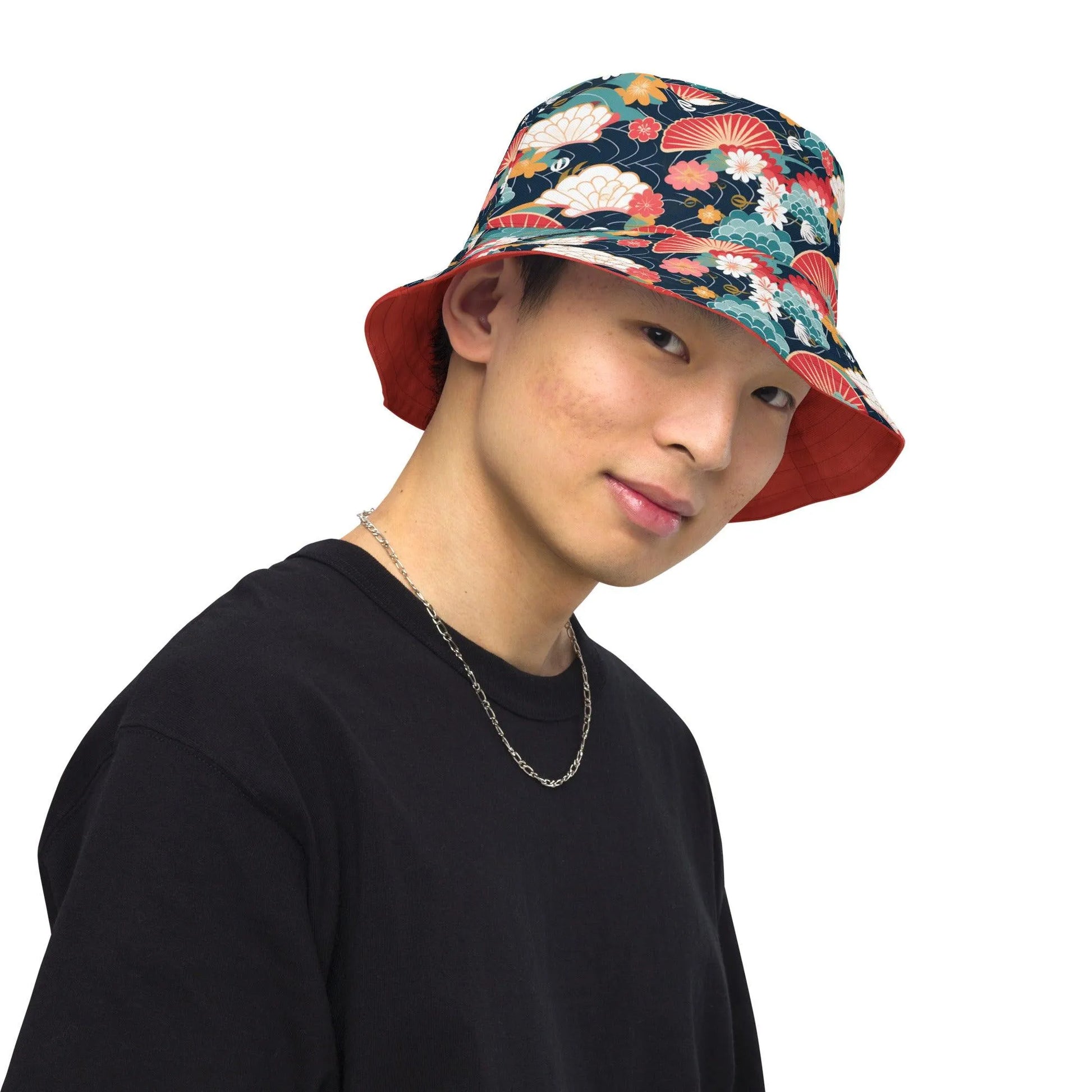 Japanese Origami Reversible Bucket Hat - The Global Wanderer