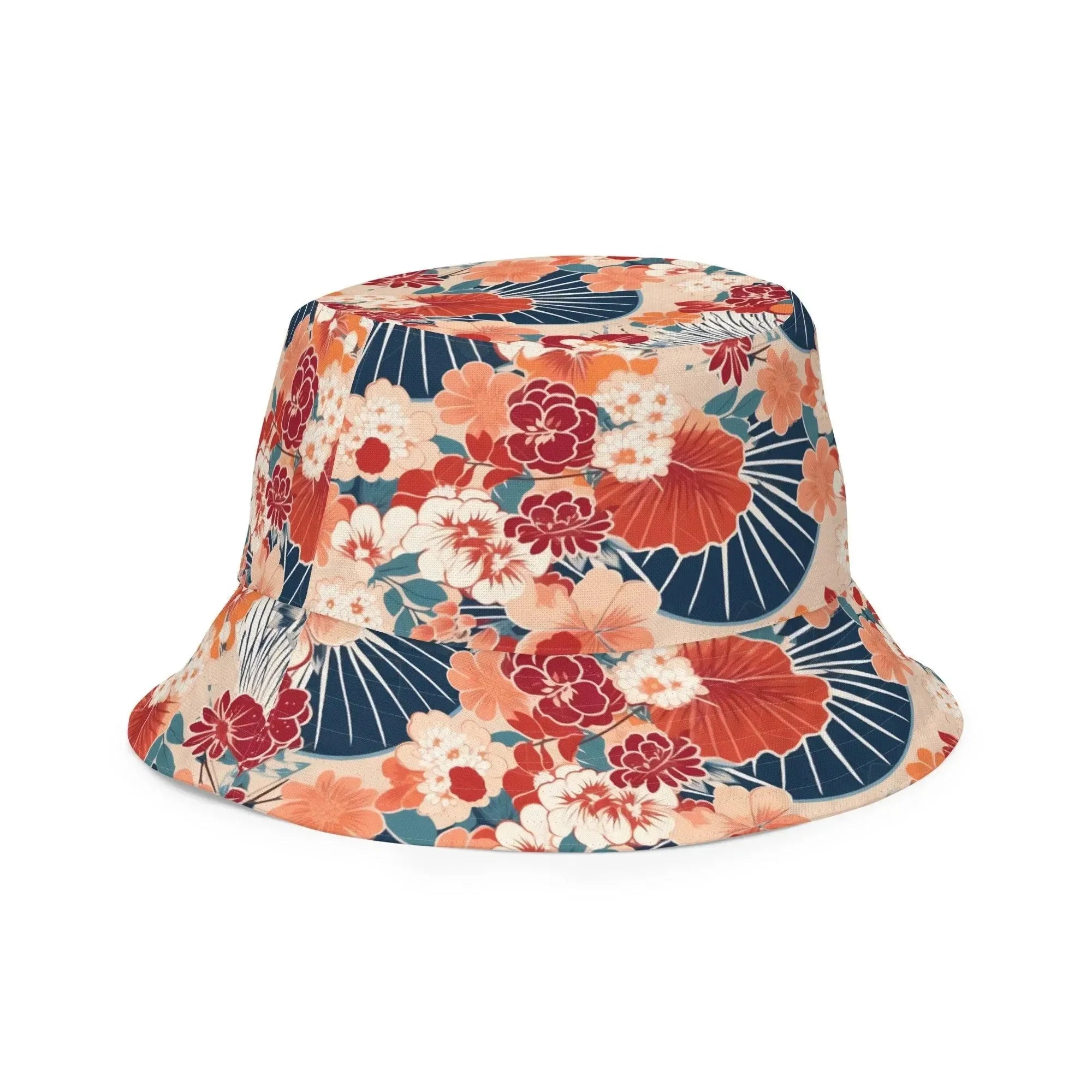 Sendai Blossom Origami Reversible Bucket Hat | Globally Inspired