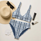 Kanazawa Silk Shibori Recycled High-Waisted Bikini - The Global Wanderer