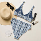 Kanazawa Silk Shibori Recycled High-Waisted Bikini - The Global Wanderer