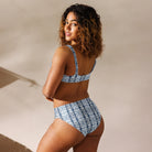 Kanazawa Silk Shibori Recycled High-Waisted Bikini - The Global Wanderer