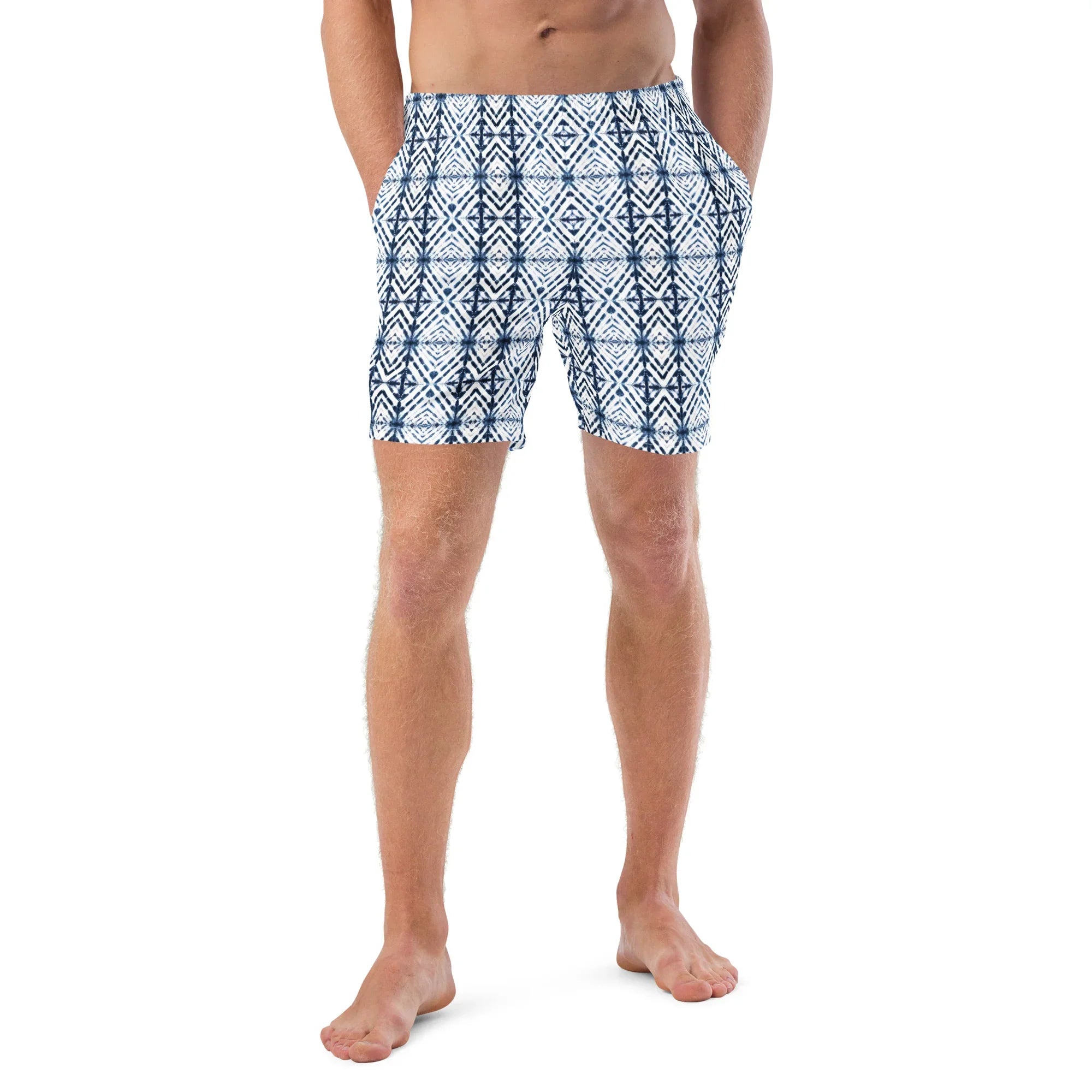 Kanazawa Silk Shibori Recycled Swim Trunks - The Global Wanderer