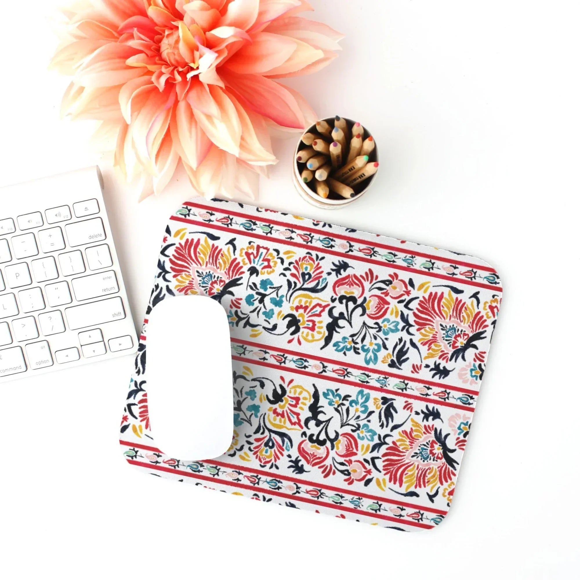 Khiva Suzani Mouse Pad - The Global Wanderer