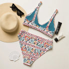 Khiva Suzani Recycled High-Waisted Bikini - The Global Wanderer