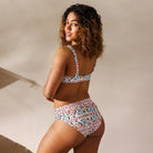 Khiva Suzani Recycled High-Waisted Bikini - The Global Wanderer