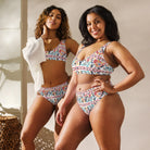 Khiva Suzani Recycled High-Waisted Bikini - The Global Wanderer