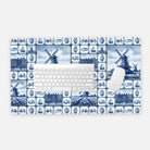 Kinderdijk Sky Desk Mat - The Global Wanderer