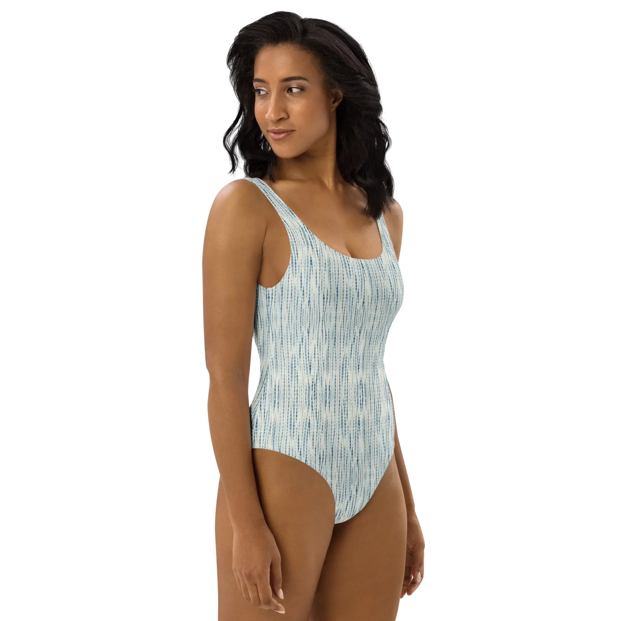 Kobe Breeze Shibori One-Piece Swimsuit - The Global Wanderer