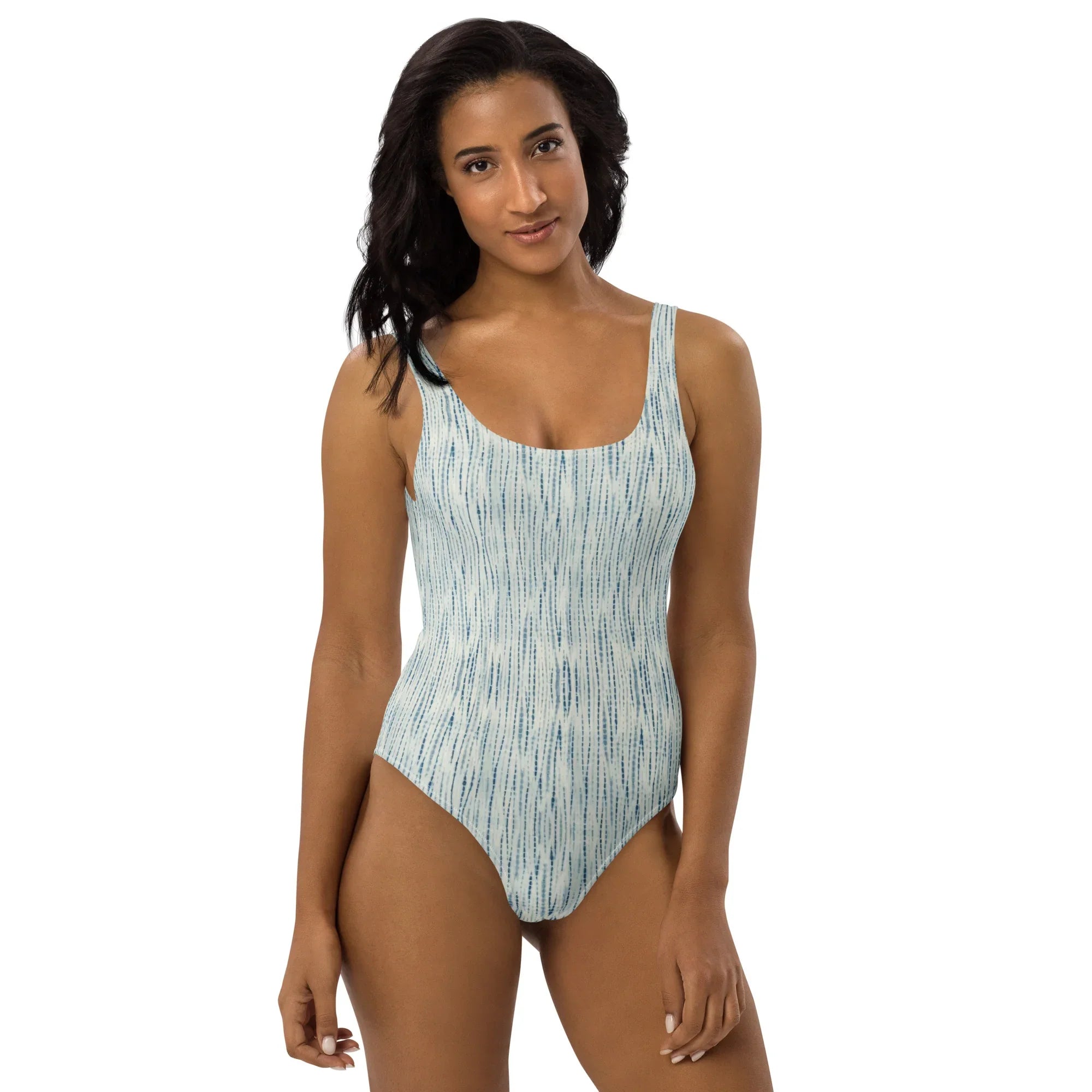 Kobe Breeze Shibori One-Piece Swimsuit - The Global Wanderer