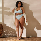 Kobe Breeze Shibori Recycled High-Waisted Bikini - The Global Wanderer