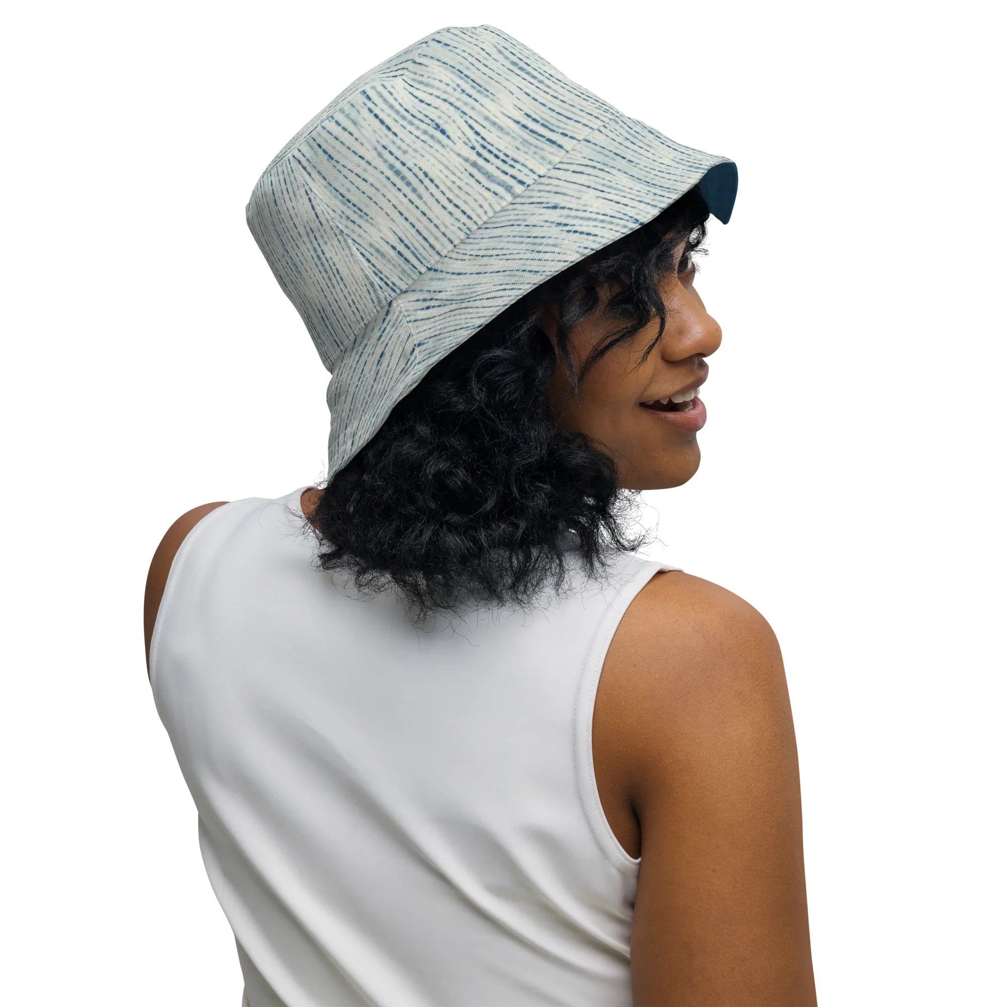 Kobe Breeze Shibori Reversible Bucket Hat - The Global Wanderer