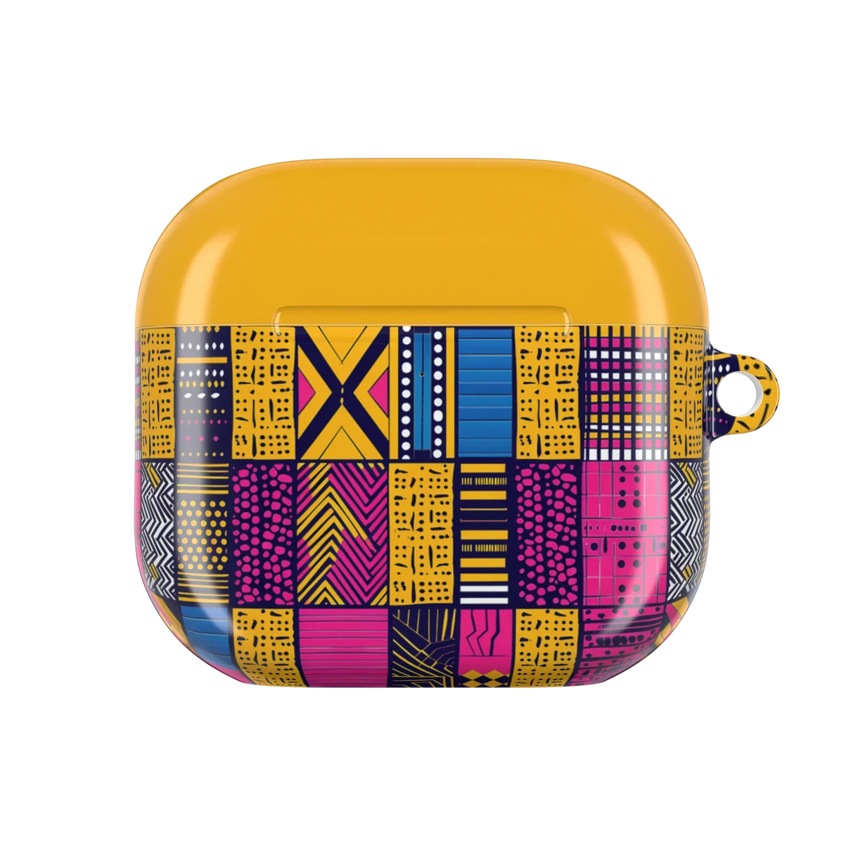Kumasi Rose Kente Cloth AirPods 4 Case - The Global Wanderer
