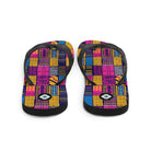 Ghanaian Kente Cloth Flip Flops - The Global Wanderer