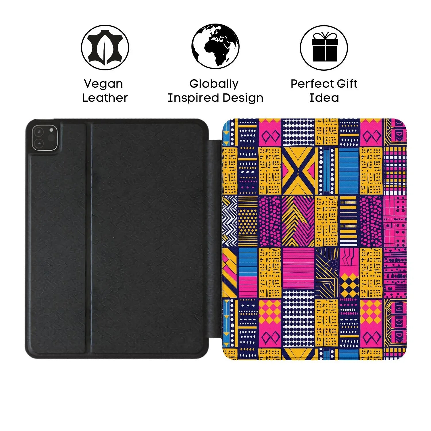 Kumasi Rose Kente Cloth iPad Case - The Global Wanderer