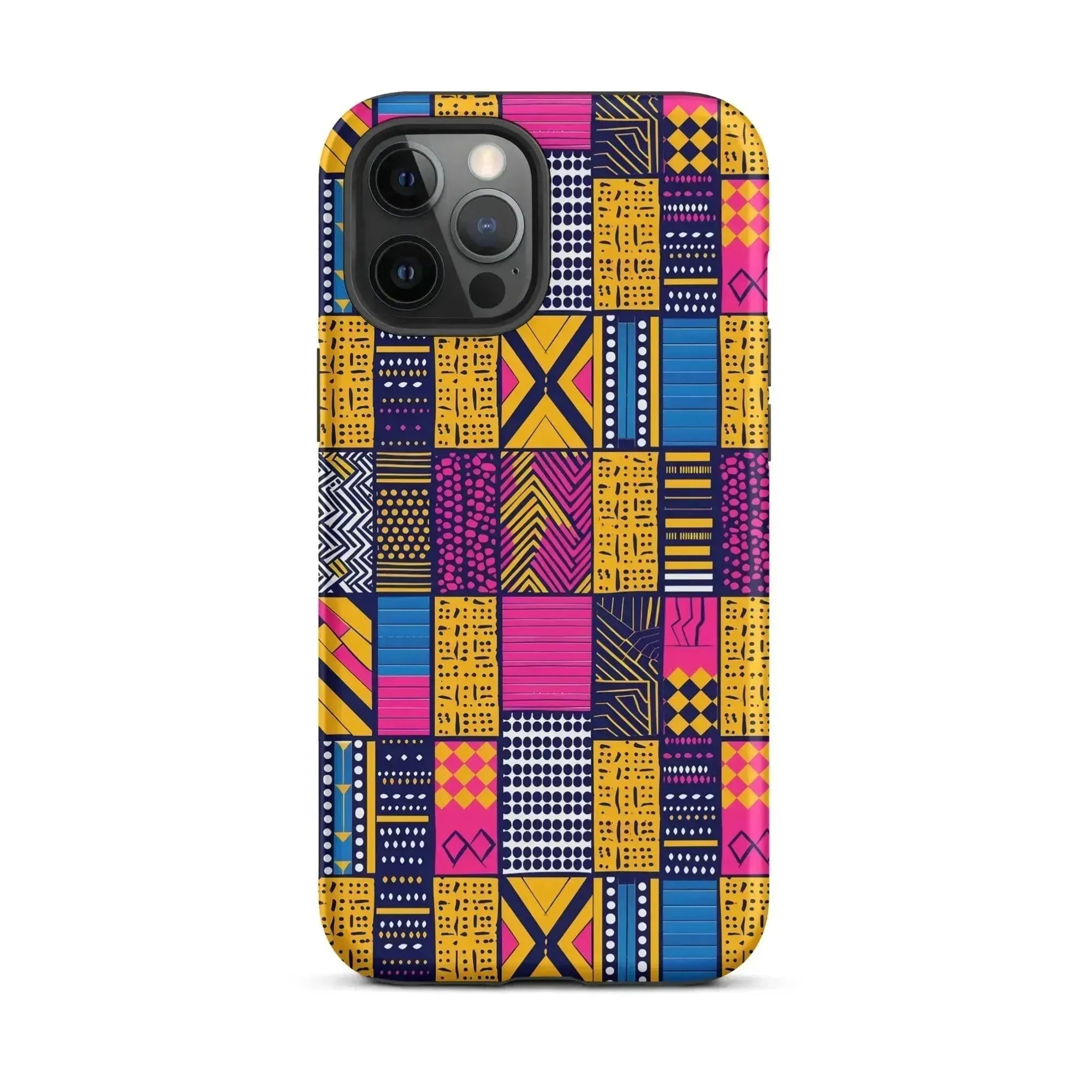 Ghanaian Kente Cloth Tough MagSafe iPhone® Case - The Global Wanderer