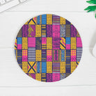 Ghanaian Kente Cloth Mouse Pad - The Global Wanderer