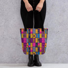 Ghanaian Kente Cloth Tote Bag - The Global Wanderer