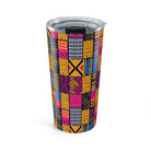 Kumasi Rose Kente Cloth Tumbler - The Global Wanderer
