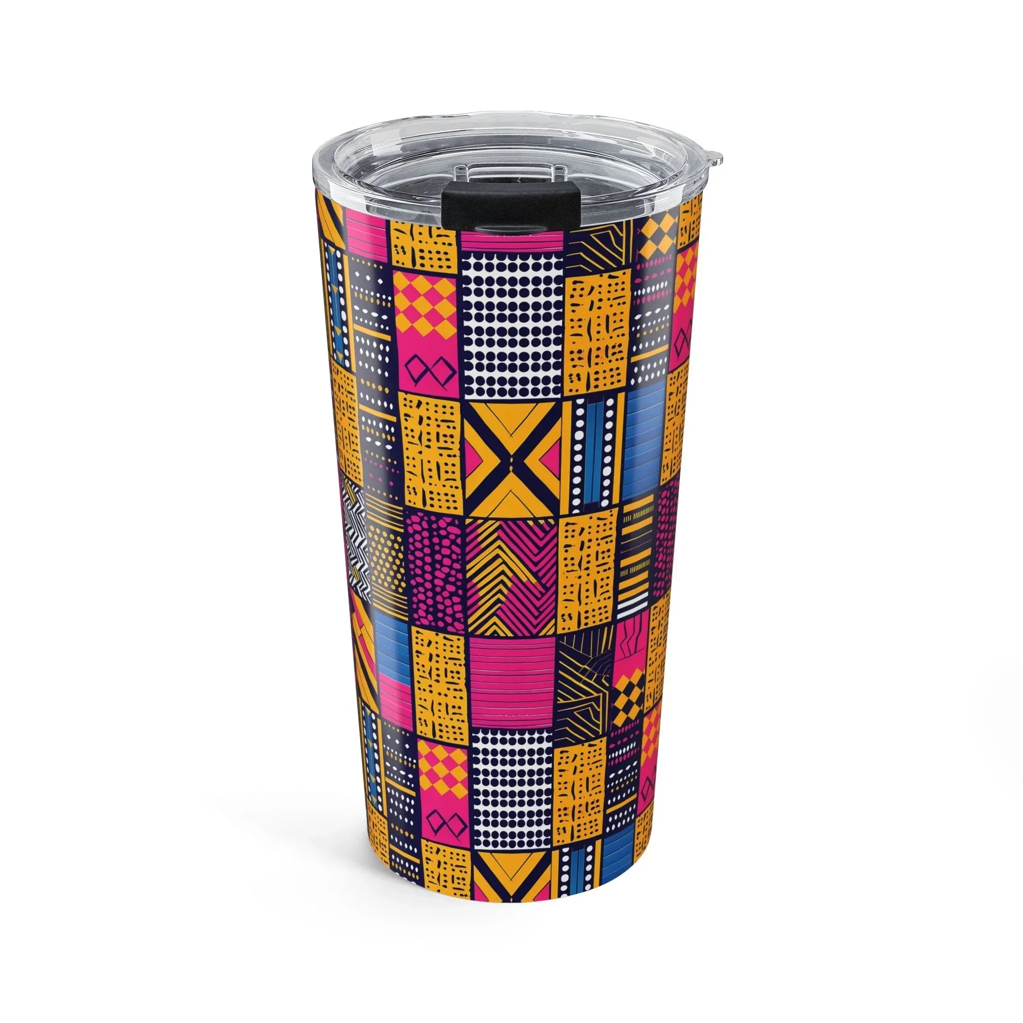 Kumasi Rose Kente Cloth Tumbler - The Global Wanderer