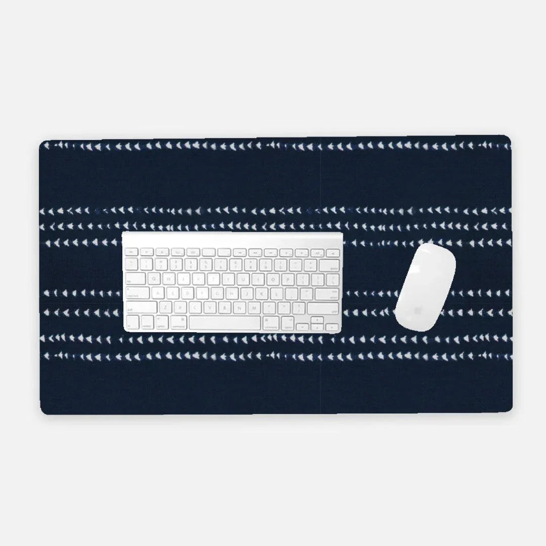 Kyoto Indigo Shibori Desk Mat - The Global Wanderer