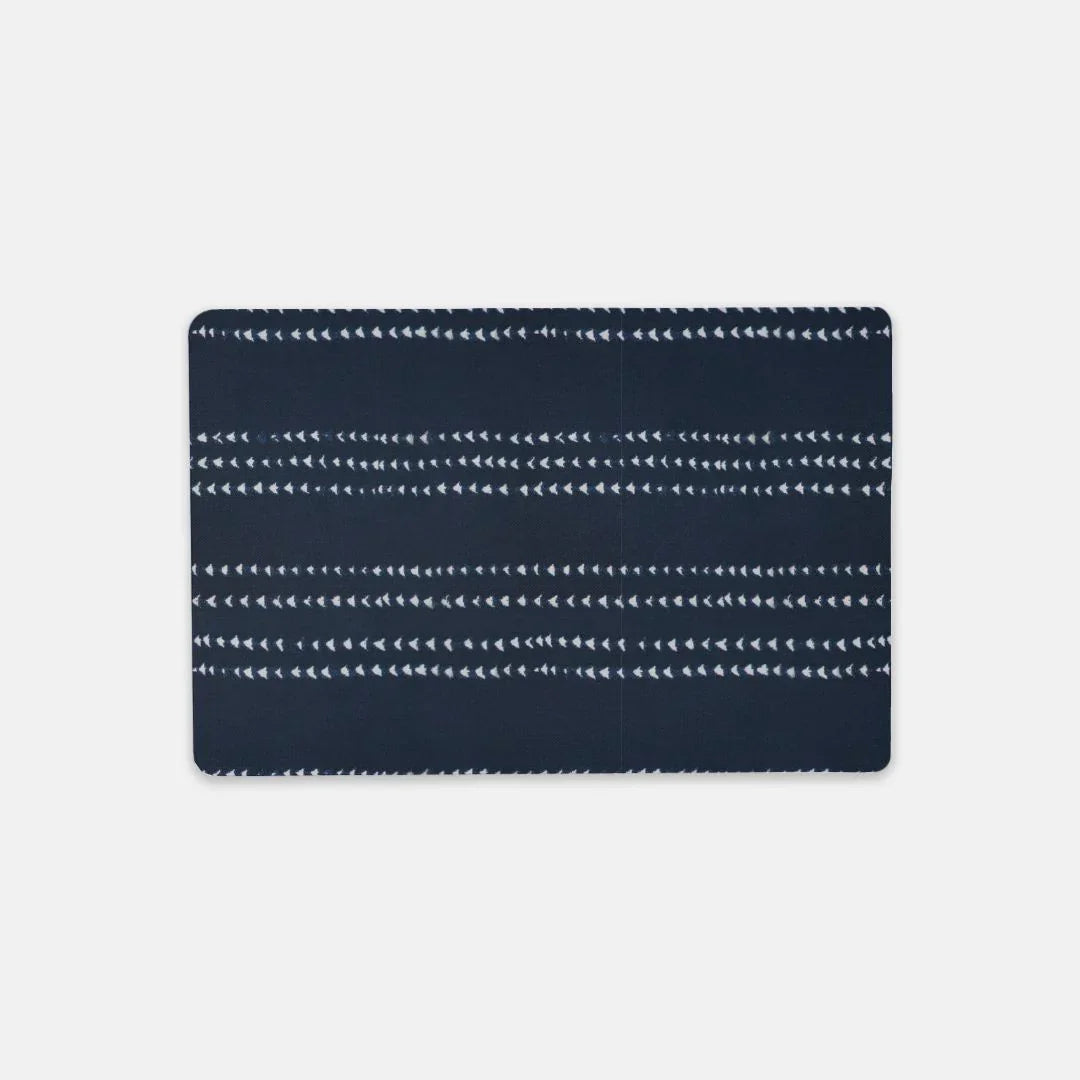 Kyoto Indigo Shibori Desk Mat - The Global Wanderer