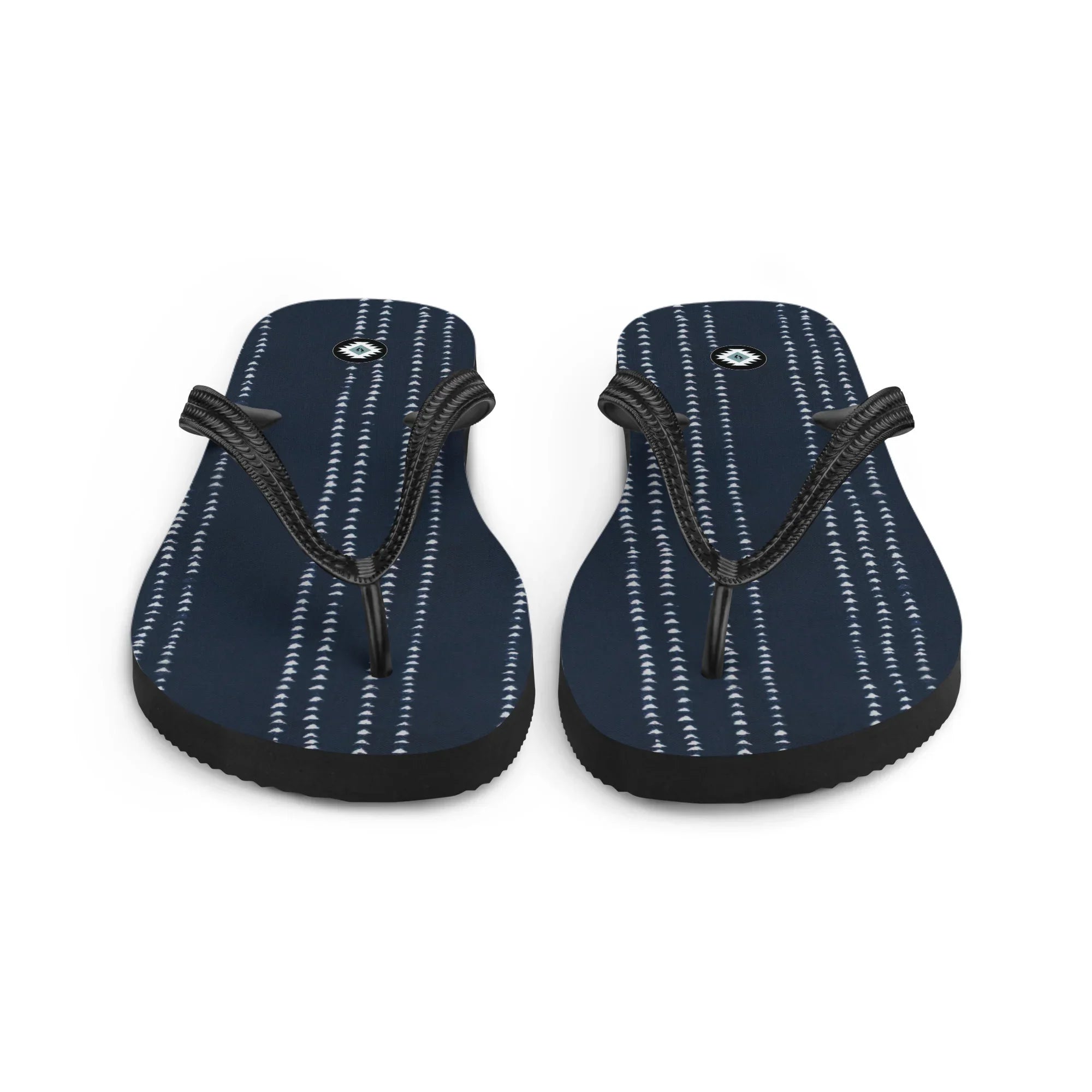 Kyoto Indigo Shibori Flip Flops - The Global Wanderer