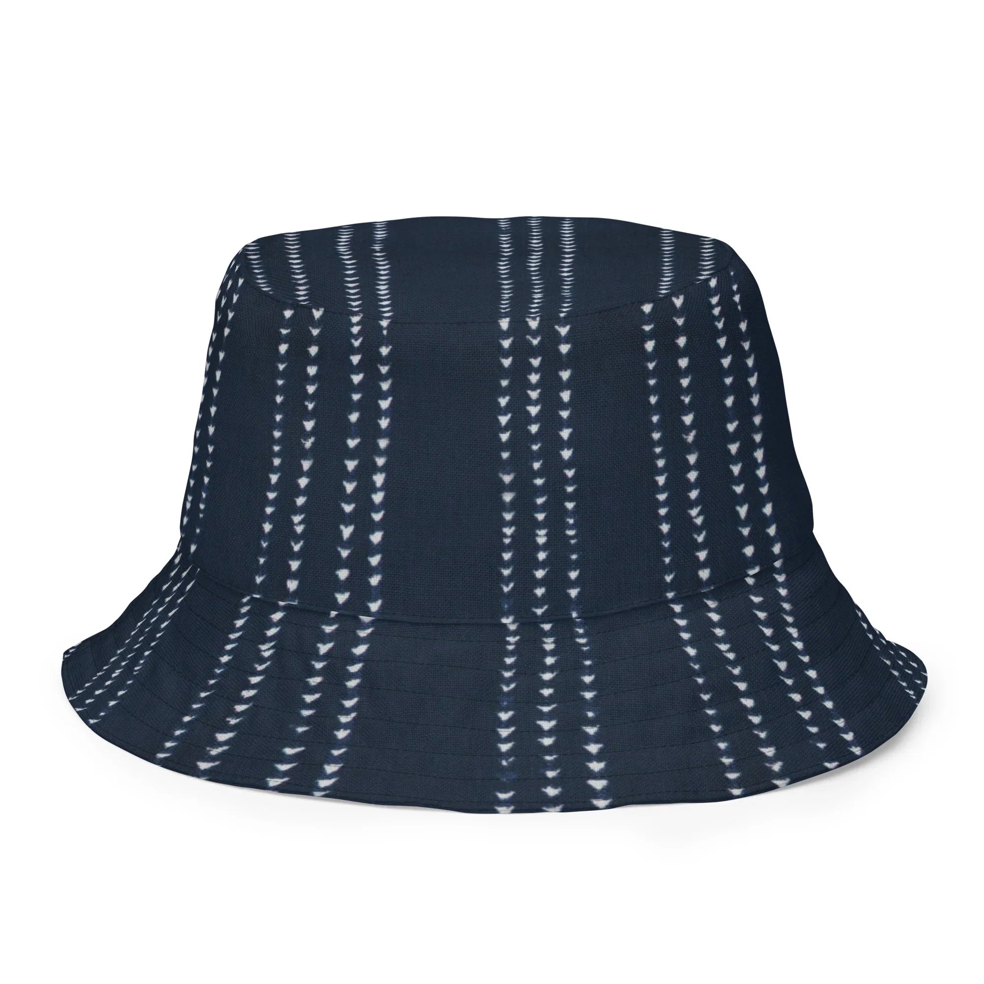 Kyoto Indigo Shibori Reversible Bucket Hat - The Global Wanderer