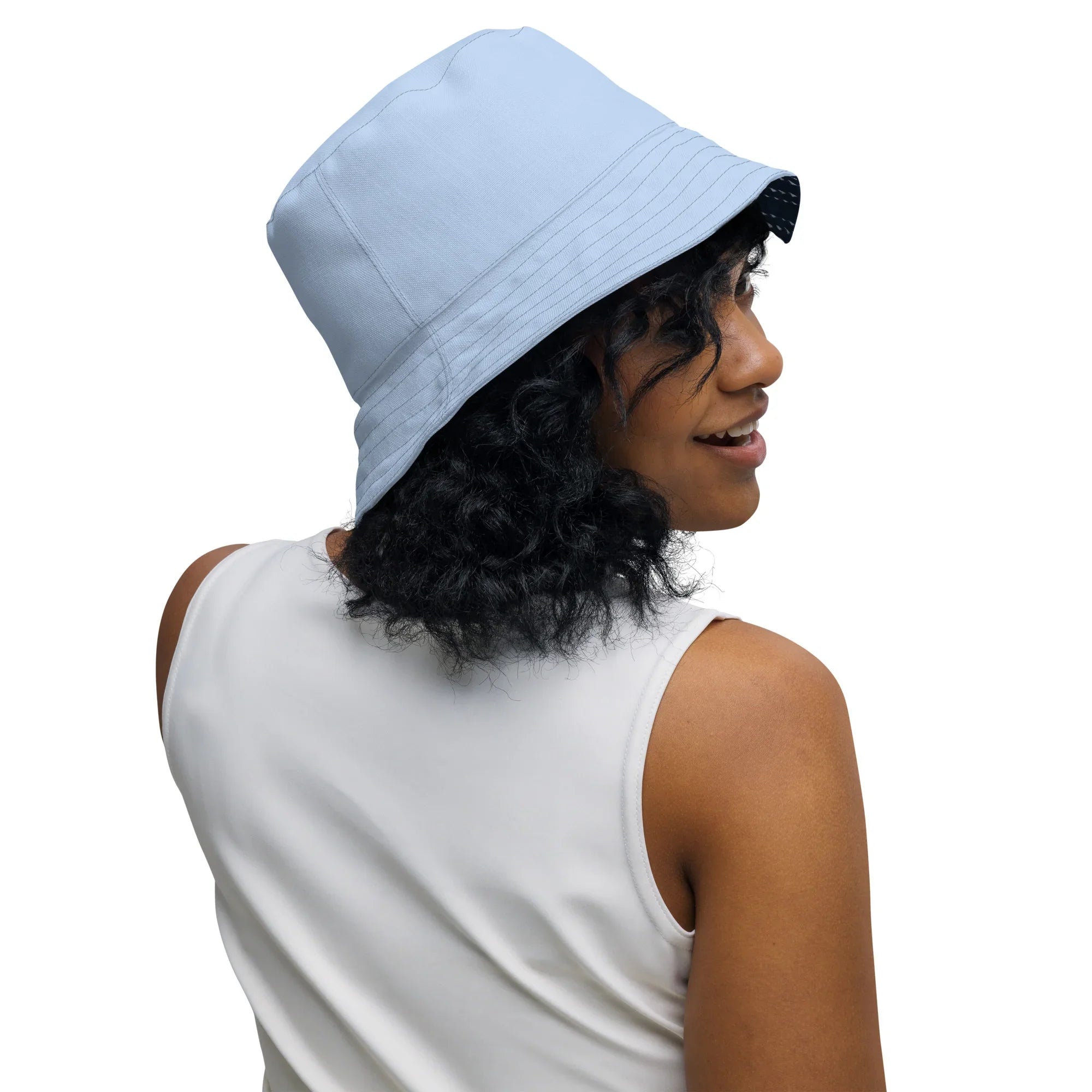 Kyoto Indigo Shibori Reversible Bucket Hat - The Global Wanderer