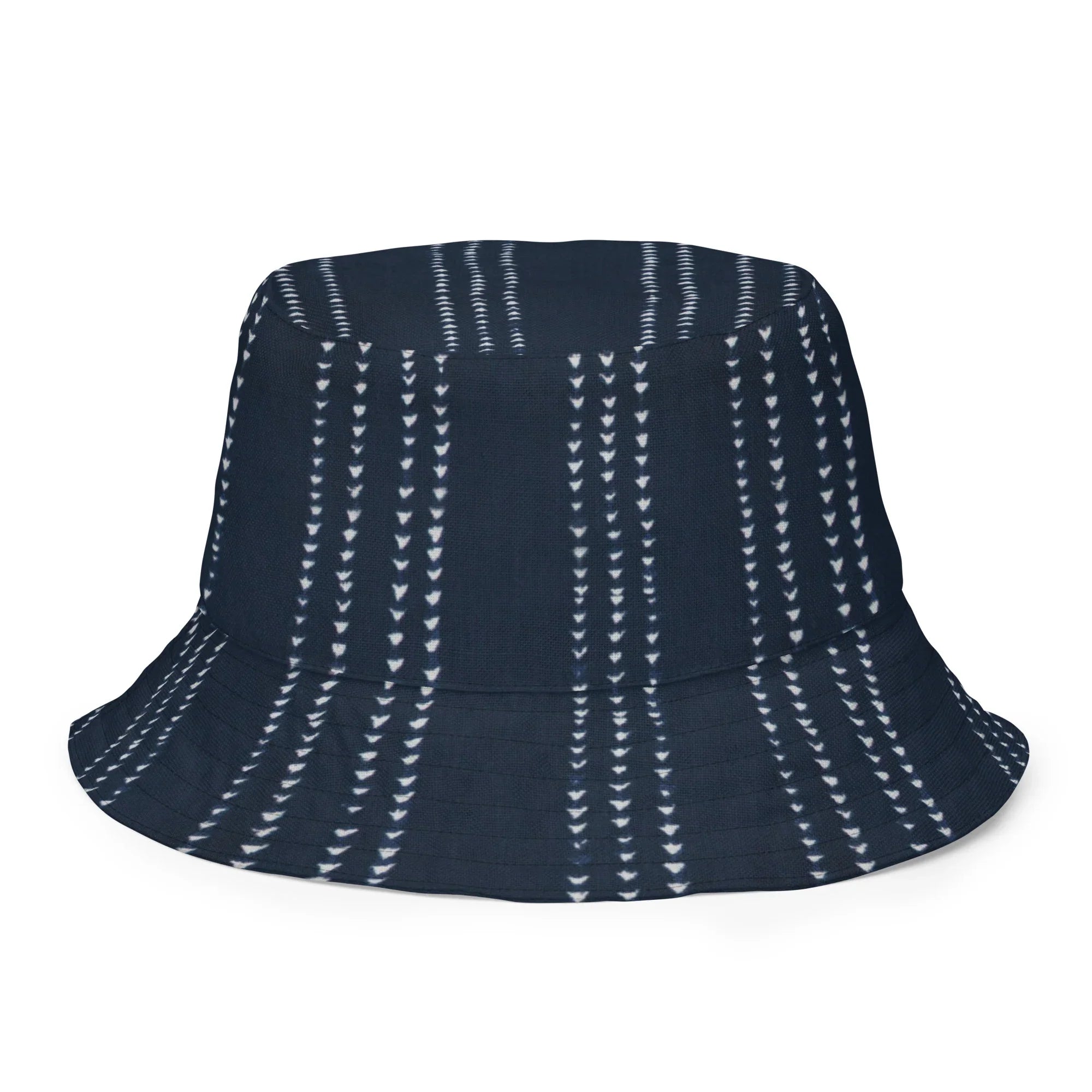 Kyoto Indigo Shibori Reversible Bucket Hat - The Global Wanderer