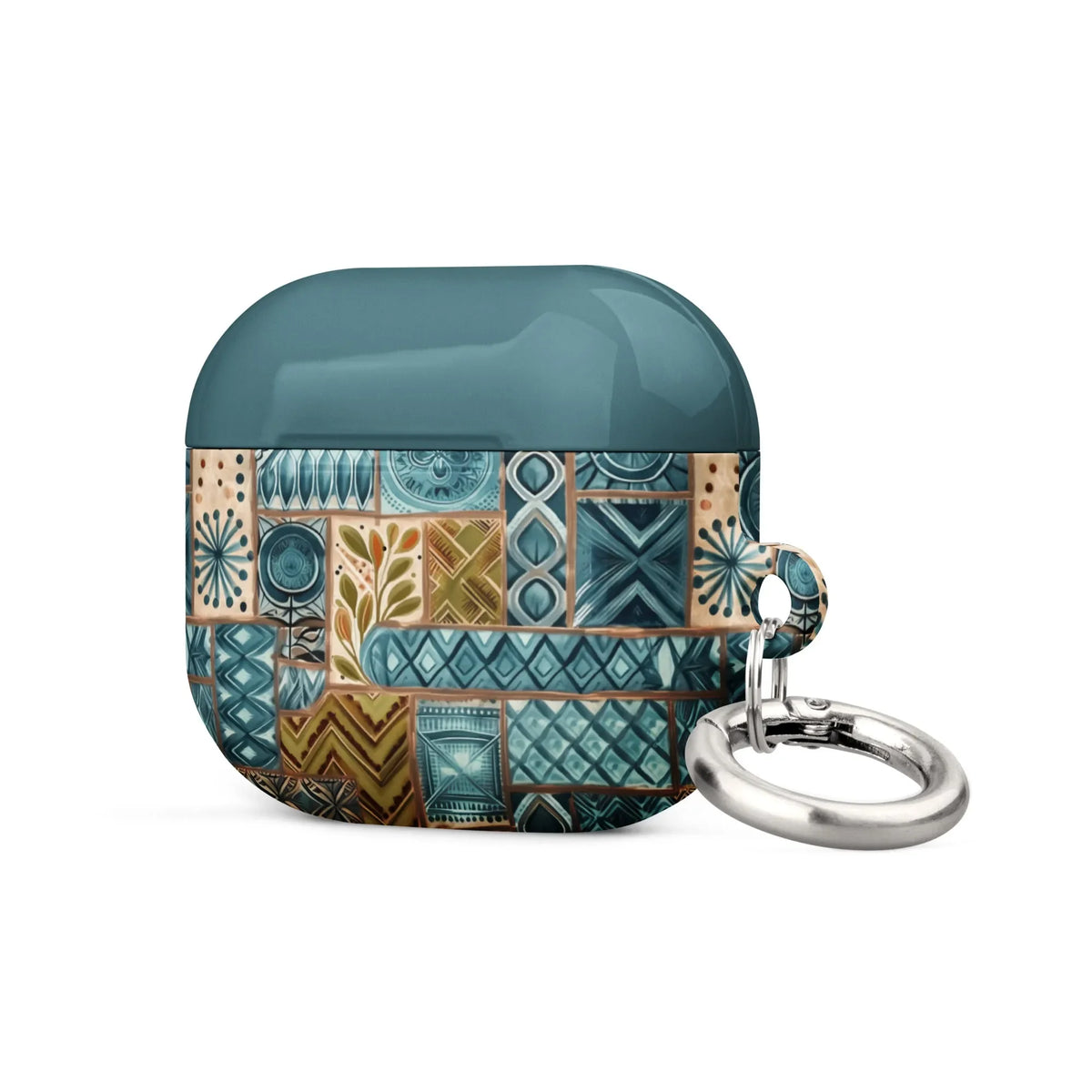 Lagoon Current Tapa Cloth AirPods 3 Case - The Global Wanderer