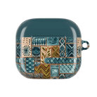 Lagoon Current Tapa Cloth AirPods 4 Case - The Global Wanderer
