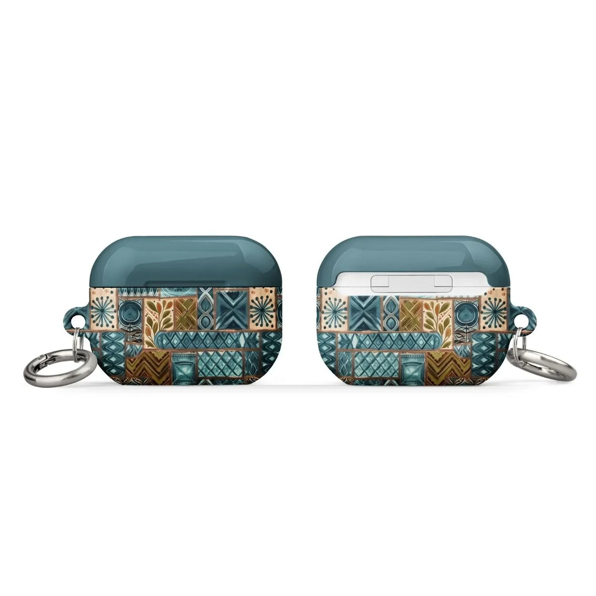 Lagoon Current Tapa Cloth AirPods Pro 2 Case - The Global Wanderer