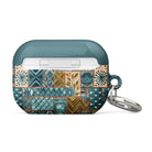 Lagoon Current Tapa Cloth AirPods Pro 2 Case - The Global Wanderer
