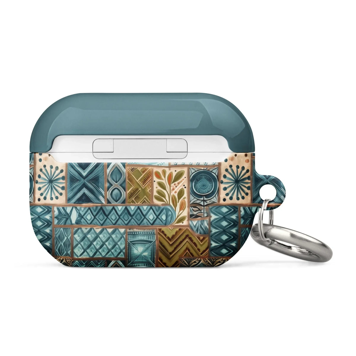 Lagoon Current Tapa Cloth AirPods Pro 2 Case - The Global Wanderer