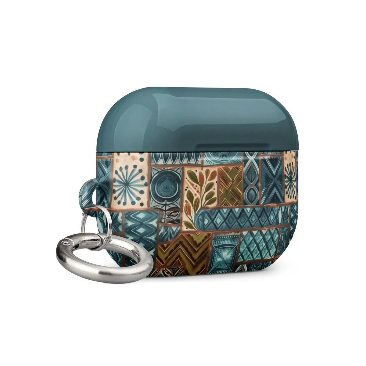 Lagoon Current Tapa Cloth AirPods Pro 2 Case - The Global Wanderer