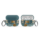 Lagoon Current Tapa Cloth AirPods Pro Case - The Global Wanderer