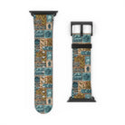 Lagoon Current Tapa Cloth Apple Watch Band - The Global Wanderer