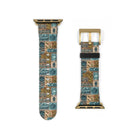 Lagoon Current Tapa Cloth Apple Watch Band - The Global Wanderer