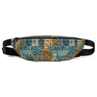 Lagoon Current Tapa Cloth Fanny Pack - The Global Wanderer