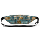 Lagoon Current Tapa Cloth Fanny Pack - The Global Wanderer