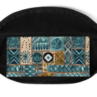 Lagoon Current Tapa Cloth Fanny Pack - The Global Wanderer