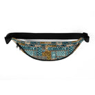 Lagoon Current Tapa Cloth Fanny Pack - The Global Wanderer