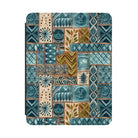 Lagoon Current Tapa Cloth iPad Case - The Global Wanderer
