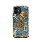 Lagoon Current Tapa Cloth iPhone Case - The Global Wanderer