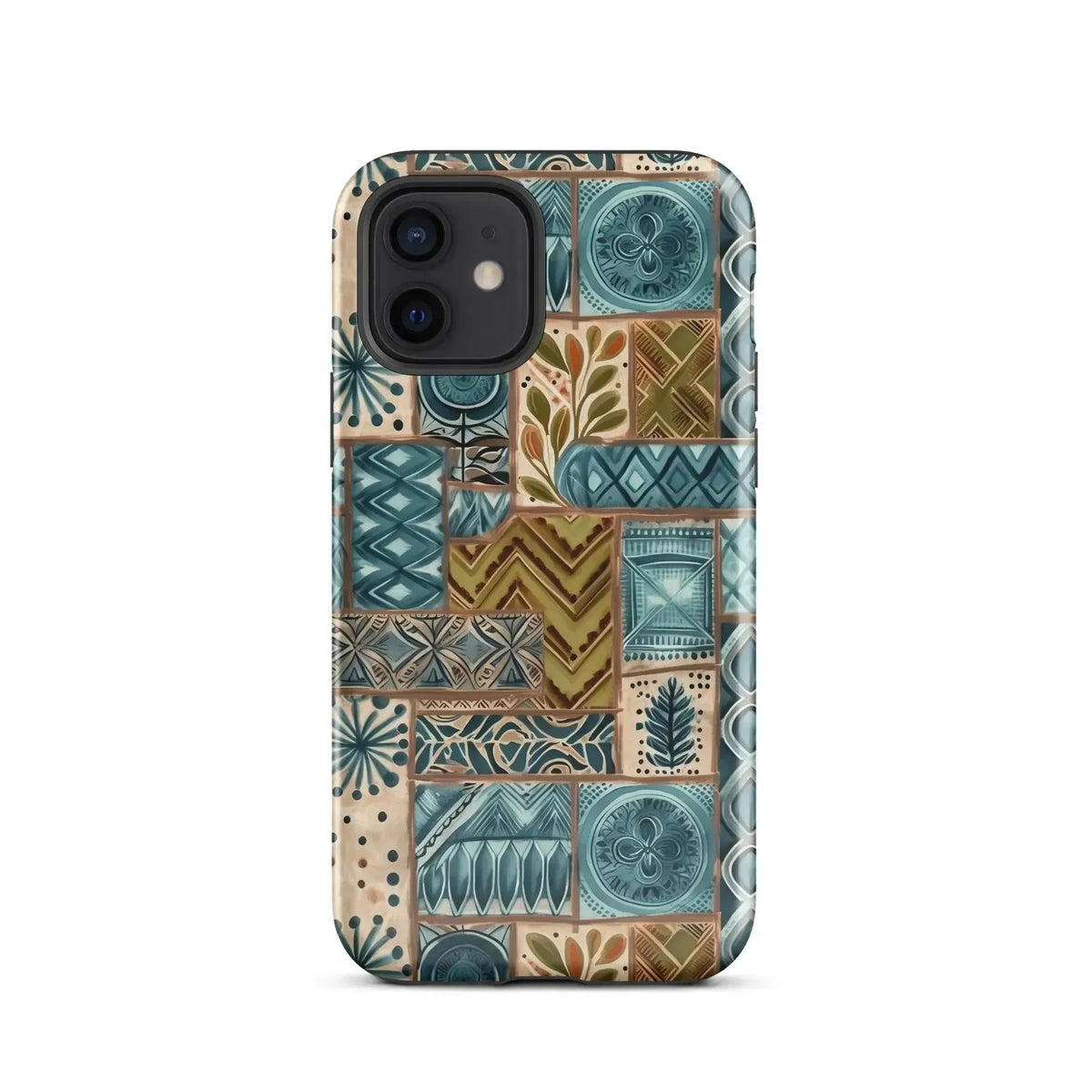 Lagoon Current Tapa Cloth iPhone Case - The Global Wanderer
