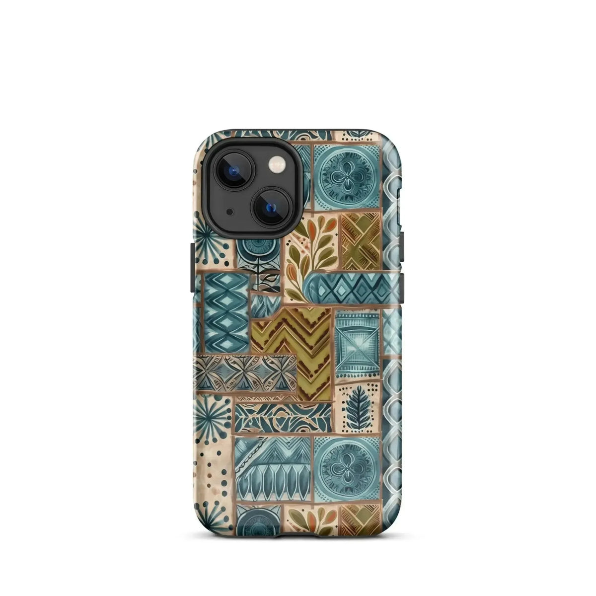 Lagoon Current Tapa Cloth iPhone Case - The Global Wanderer