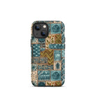Lagoon Current Tapa Cloth iPhone Case - The Global Wanderer