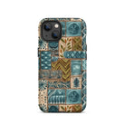 Lagoon Current Tapa Cloth iPhone Case - The Global Wanderer